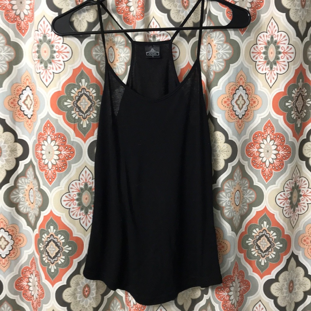 Black tank top